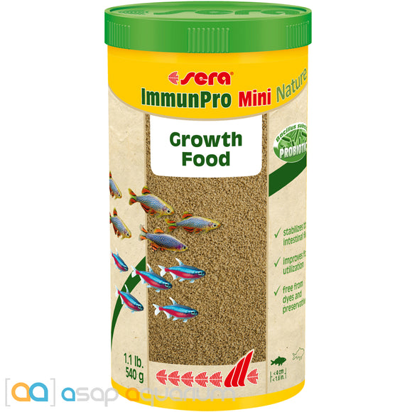 Sera ImmunPro Mini Nature Growth Food 1,000mL - www.ASAP-Aquarium.com