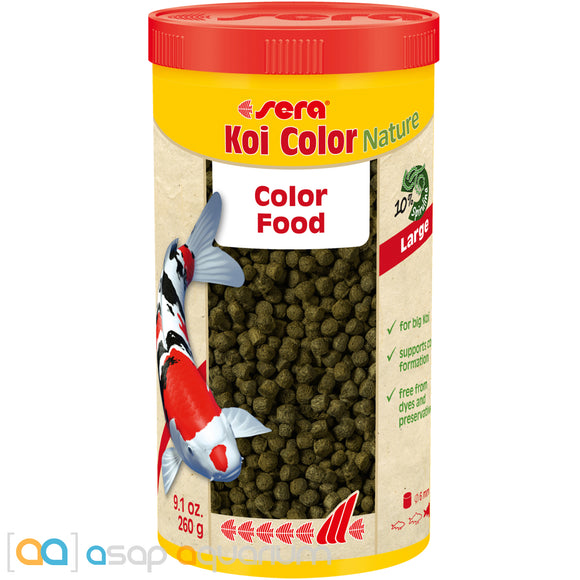 sera Koi Color Nature Large 1000mL 6mm Pellets - ASAP Aquarium