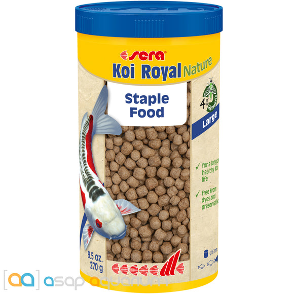 sera Koi Royal Nature Large 1000mL 6mm Pellets - www.ASAP-Aquarium.com