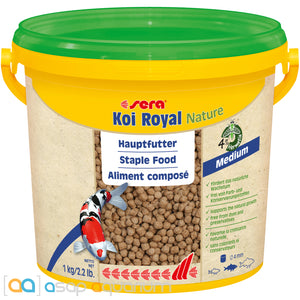 sera Koi Royal Nature Medium 3800mL 4mm Pellets - www.ASAP-Aquarium.com