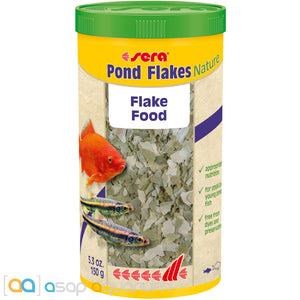 sera Pond Flakes Nature 1000mL - ASAP Aquarium