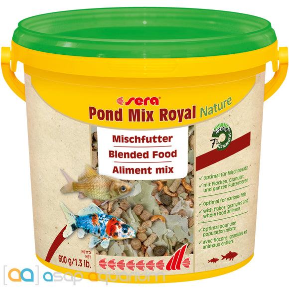 sera Pond Mix Royal Nature 3800mL - ASAP Aquarium