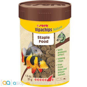 Sera Vipachips Nature Fish Food Chips 100mL - www.ASAP-Aquarium.com